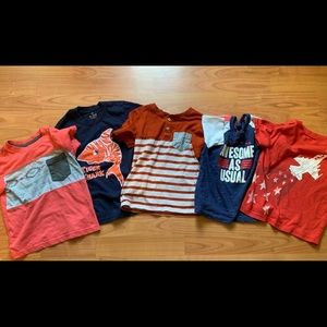 Boys 4T Graphic-Tee Lot- Various Brands